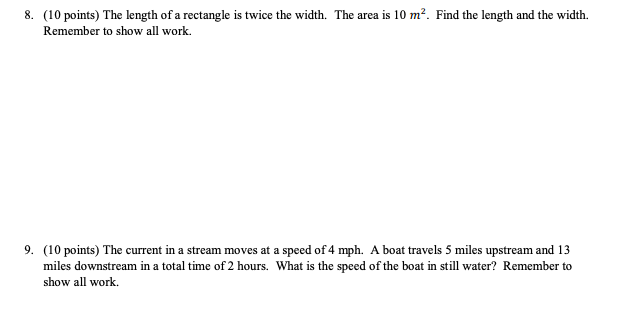 Need help with these warm-ups. Can you show work
