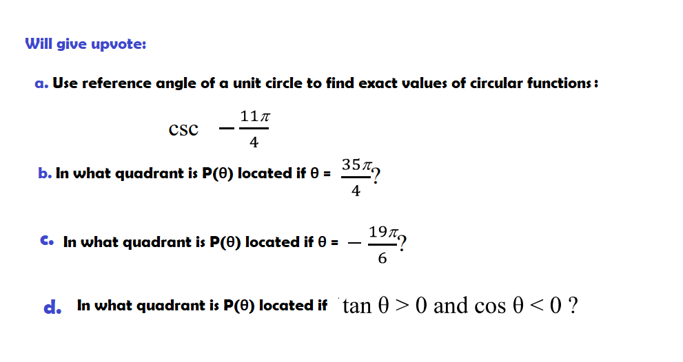 PRECALC Answer all correctly, I will give thumbs