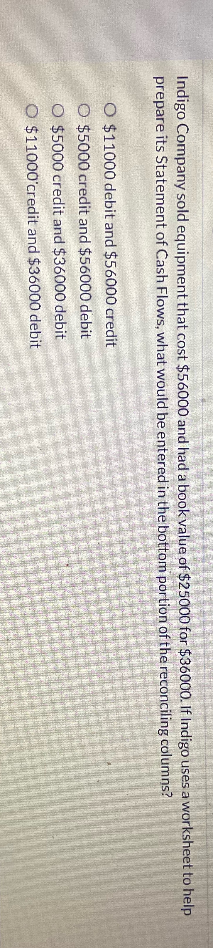 Need help answering this please? Indigo Company