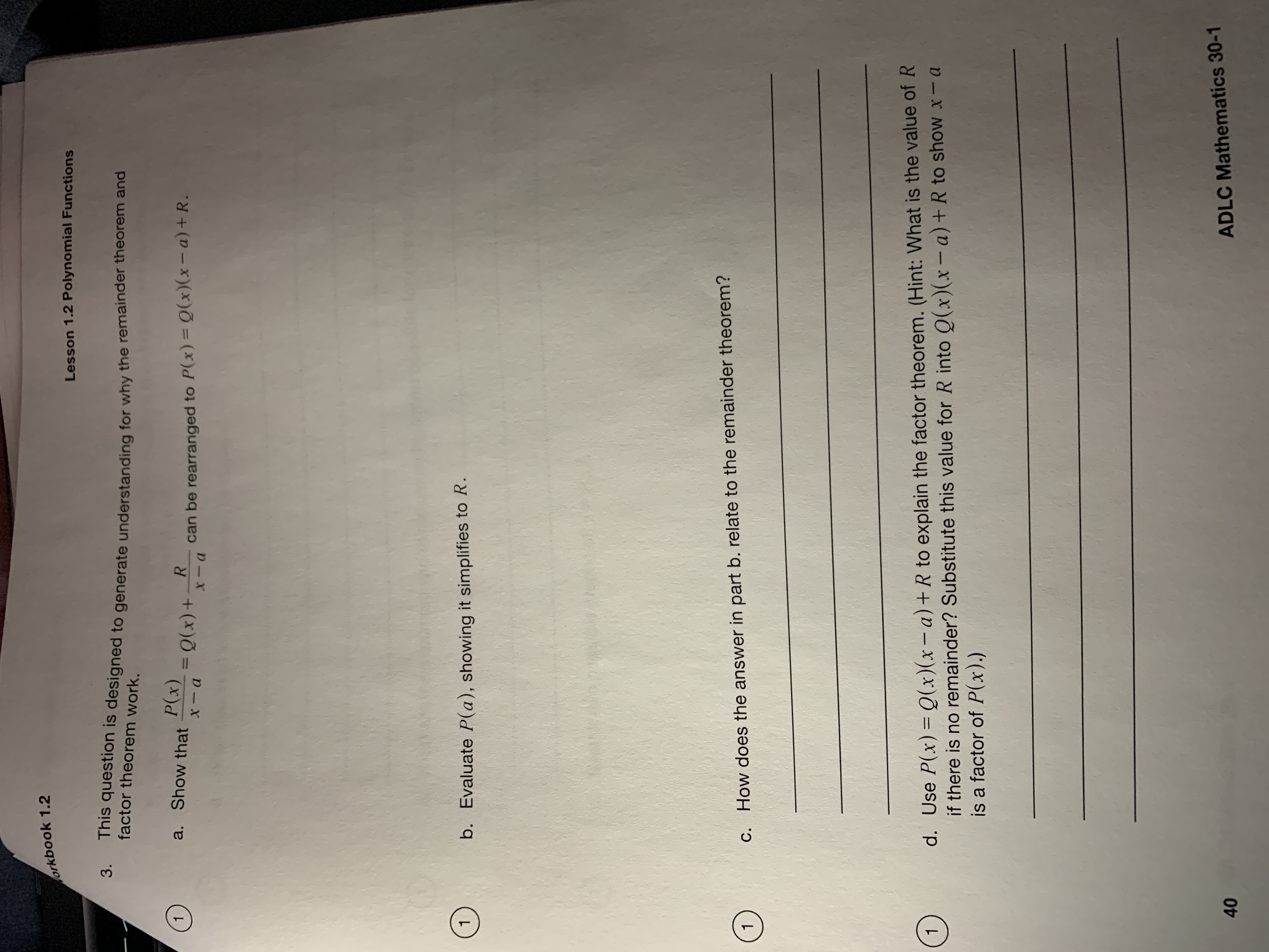 need help answering please show all work make