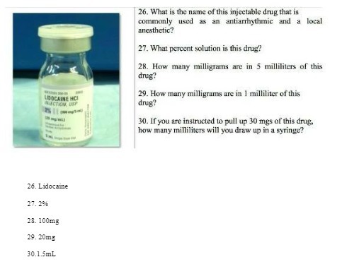 26. What is the name of this injectable drug that