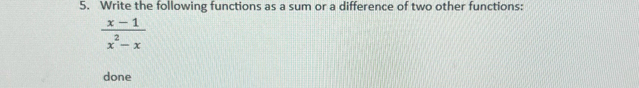 Help me answer this 5. Write the following