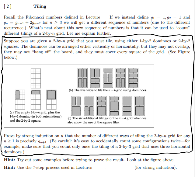 Discrete Math - Proof by Strong Induction [2]
