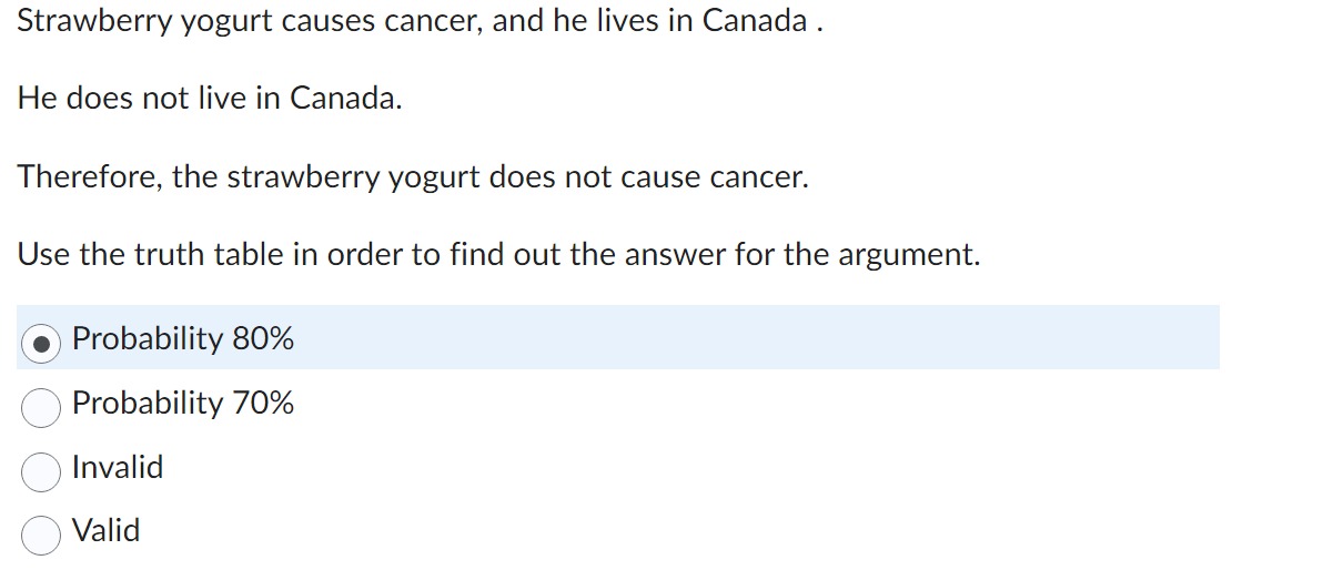 Strawberry yogurt causes cancer, and he lives in