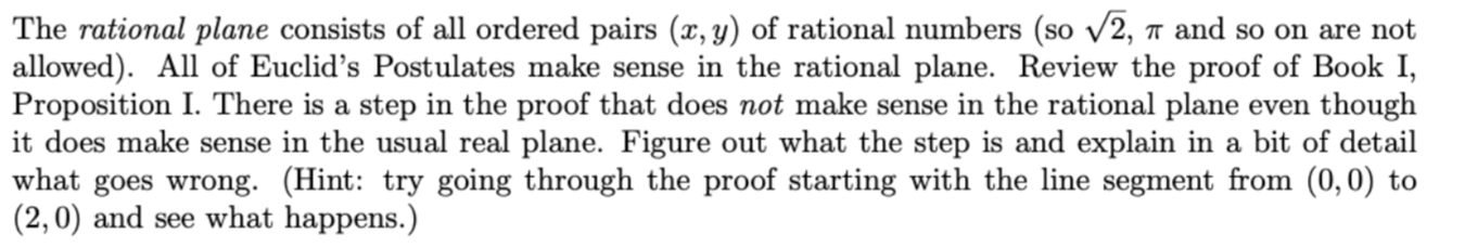 It is required to construct an equilateral