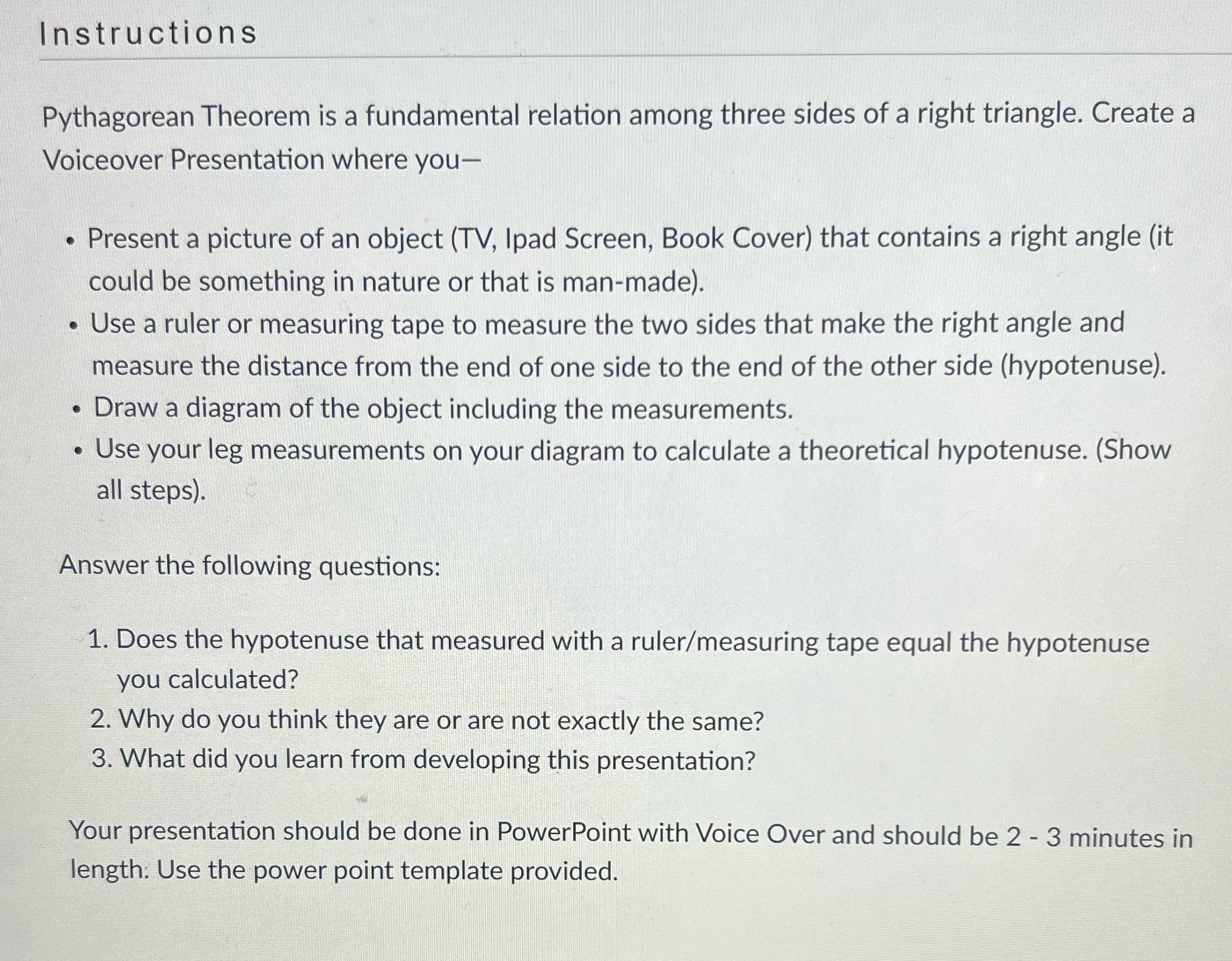 Please provide a type written answer thank you