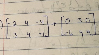Solve and state the type of matrix \f