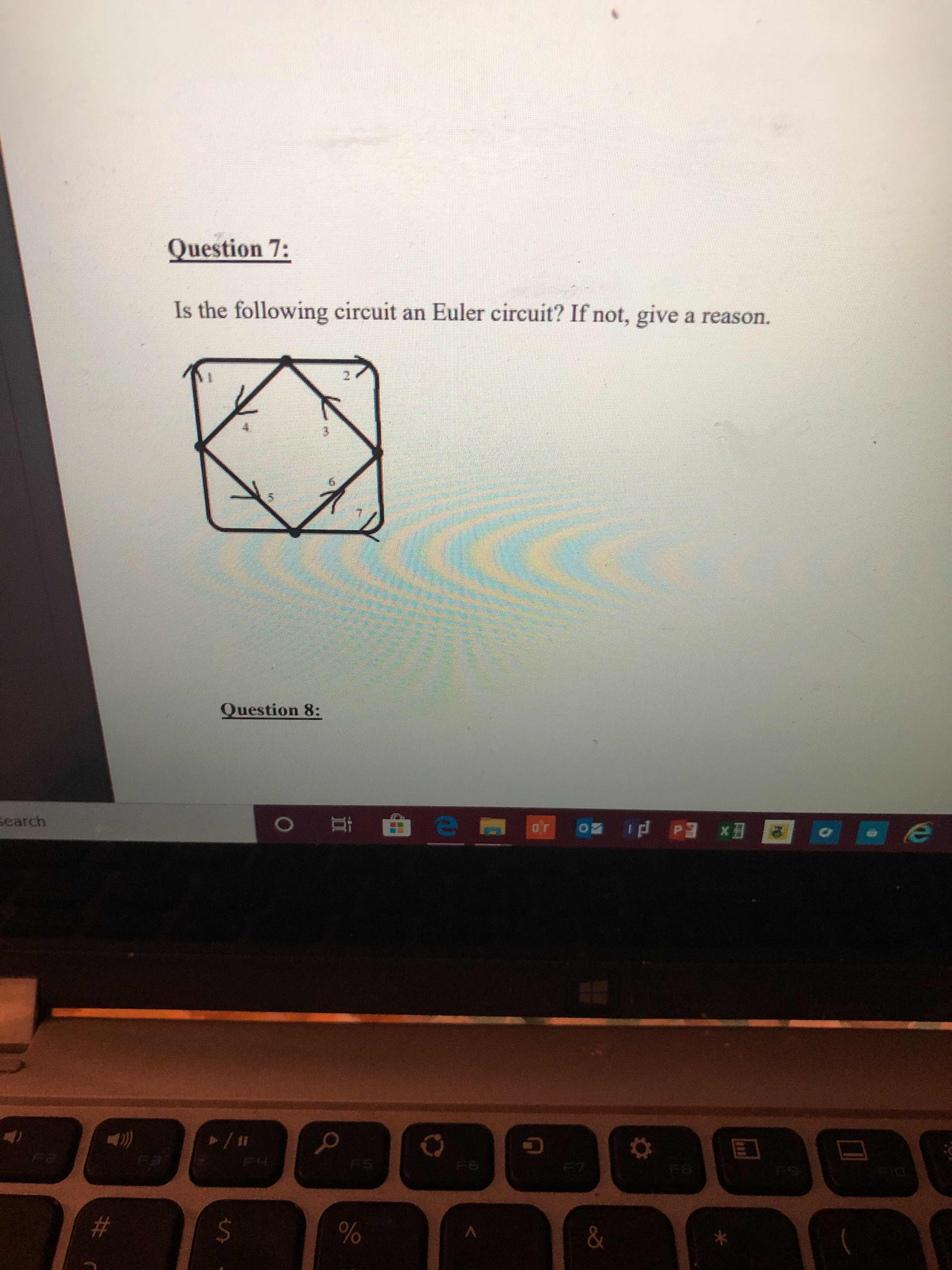 Question 7: Is the following circuit an Euler