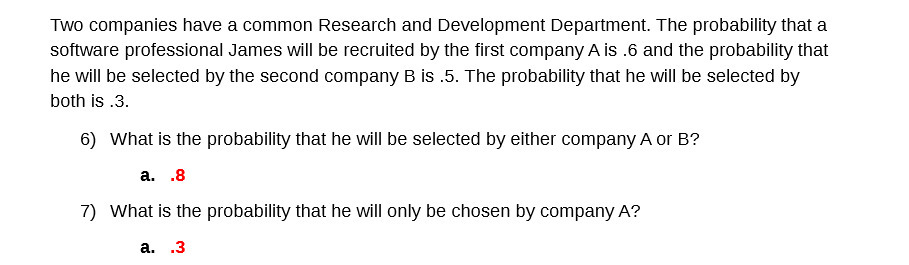 Two companies have a common Research and