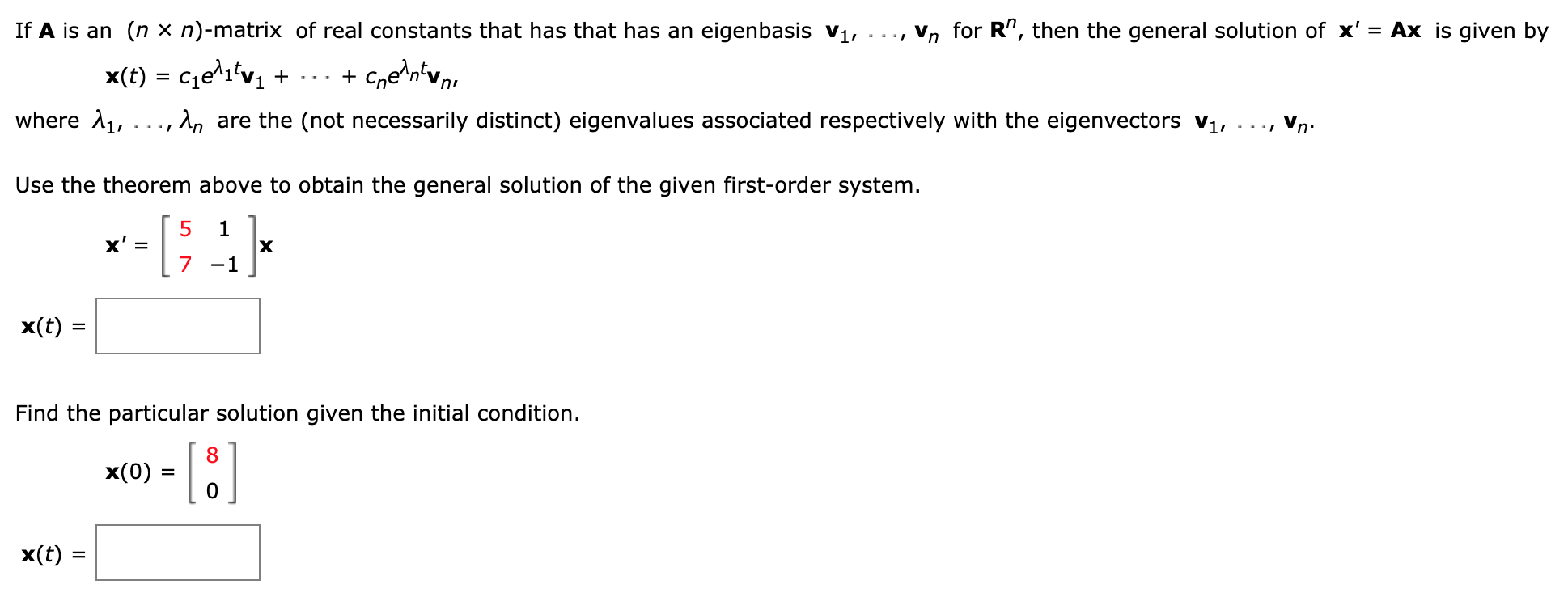 Please answer, thank you. If A is an (n x