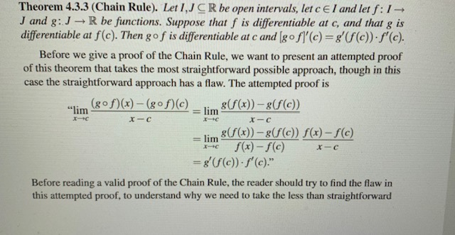 Theorem 4.3.3 (Chain Rule). Let I, J C R be open