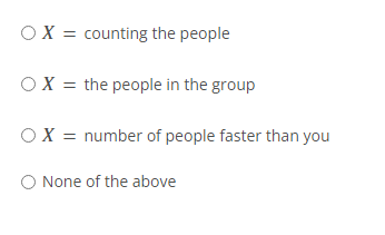 Random Phenomenon: Count the number of people