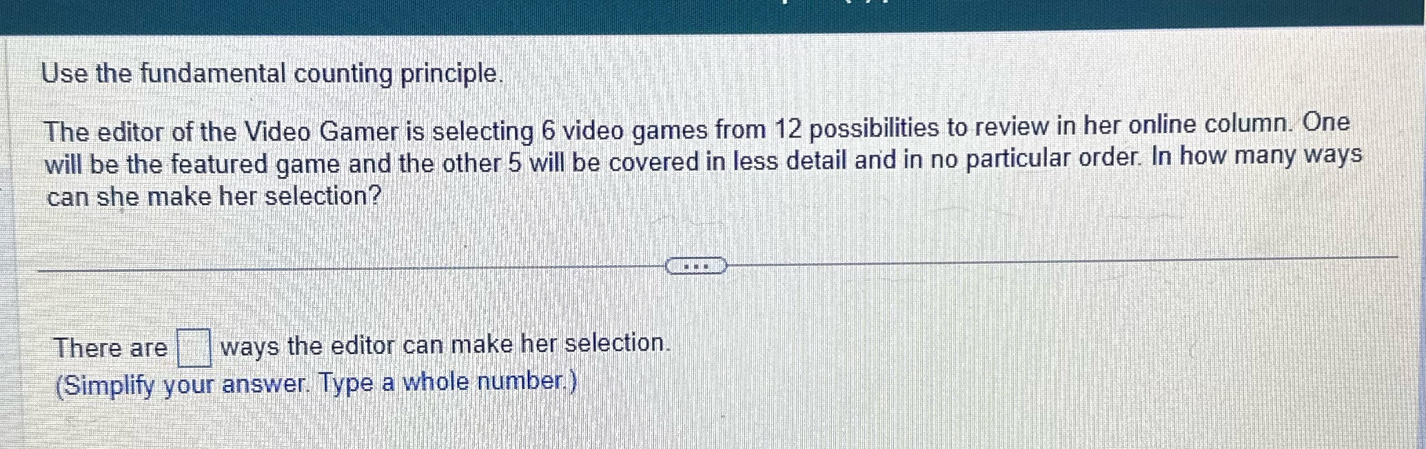 Use the fundamental counting principle. The