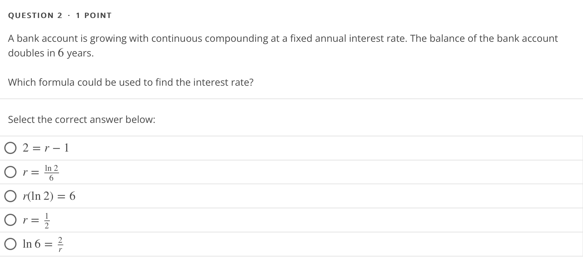 QUESTION1 - 1 POINT The population ofa hornet