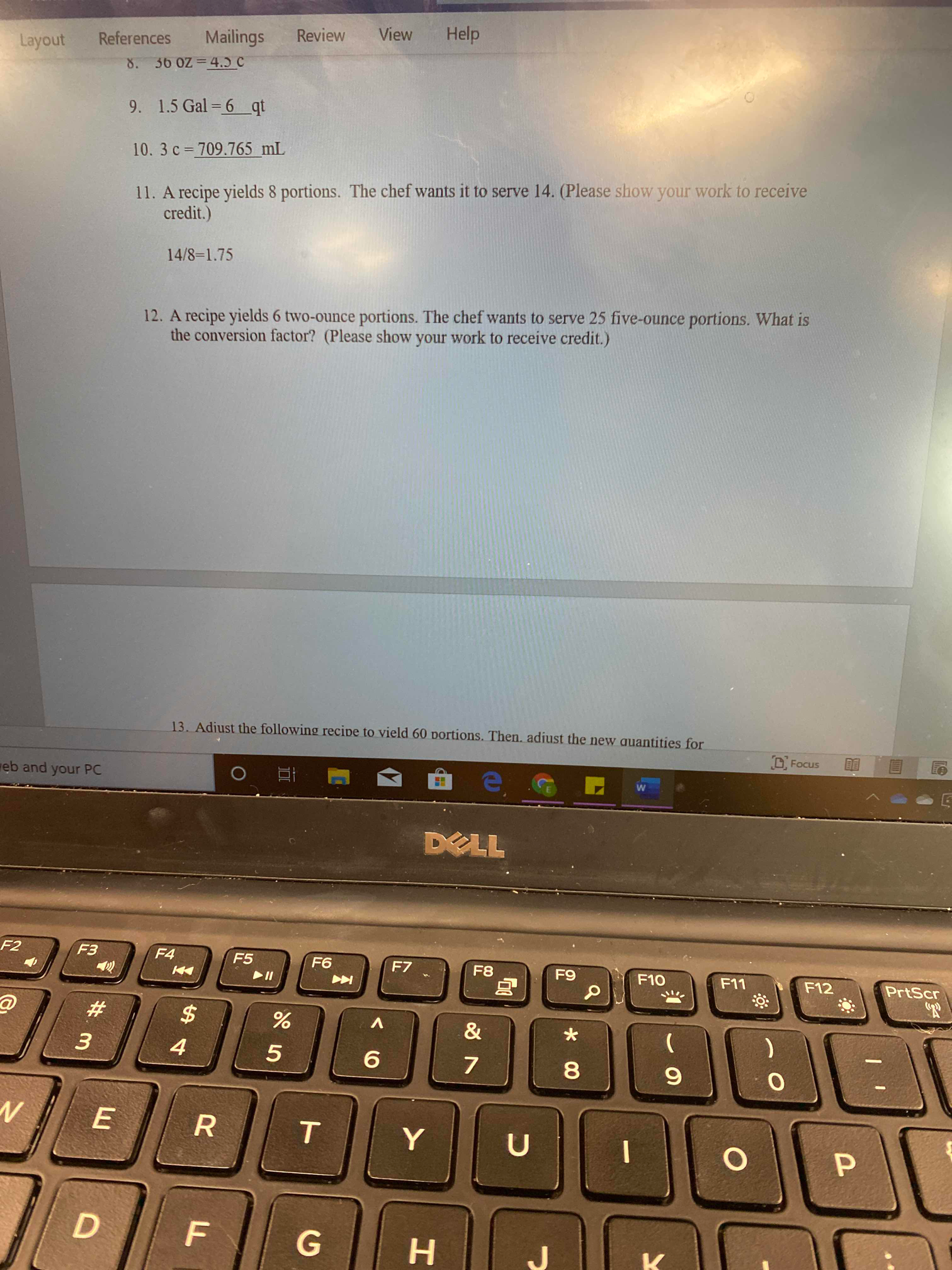 Review View Help Layout References Mailings 8. 36