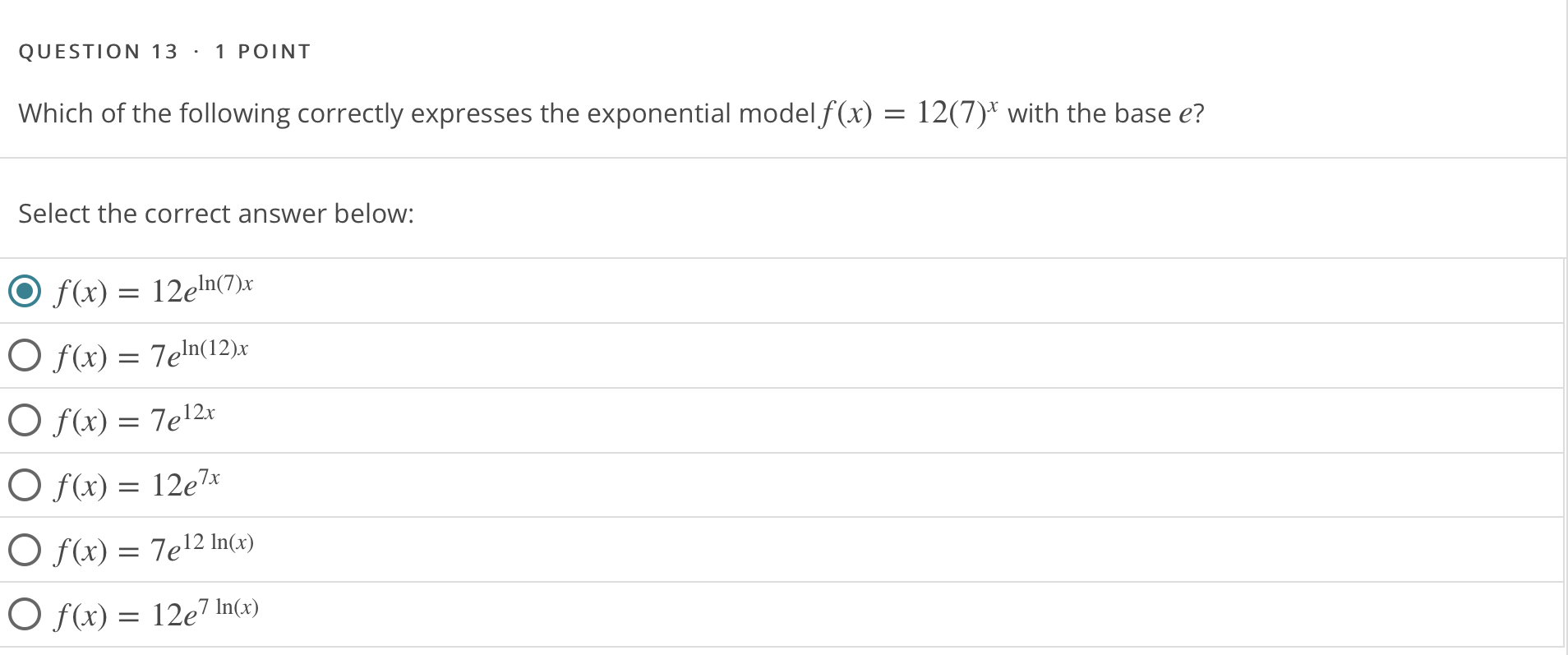 QUESTION1 - 1 POINT The population ofa hornet