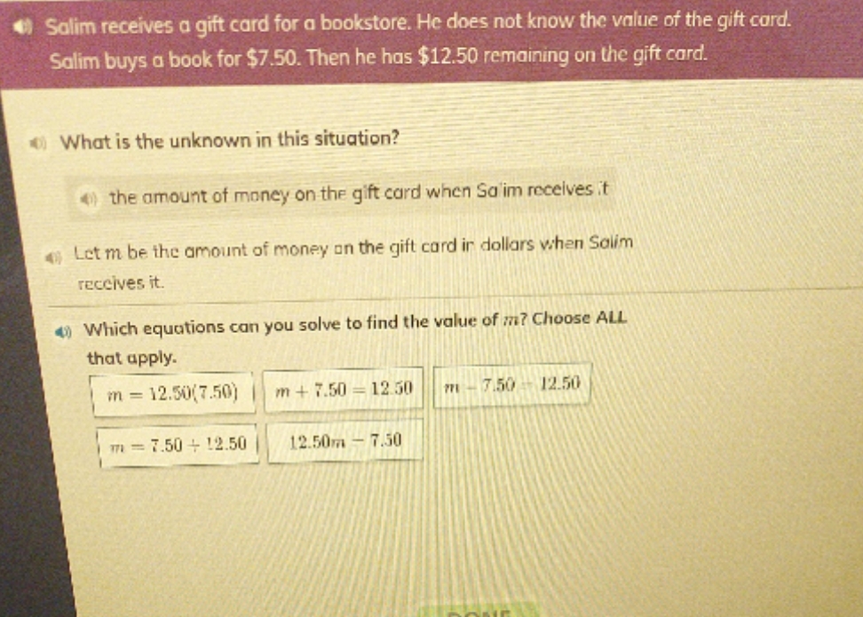 please help me solve this problem Salim receives