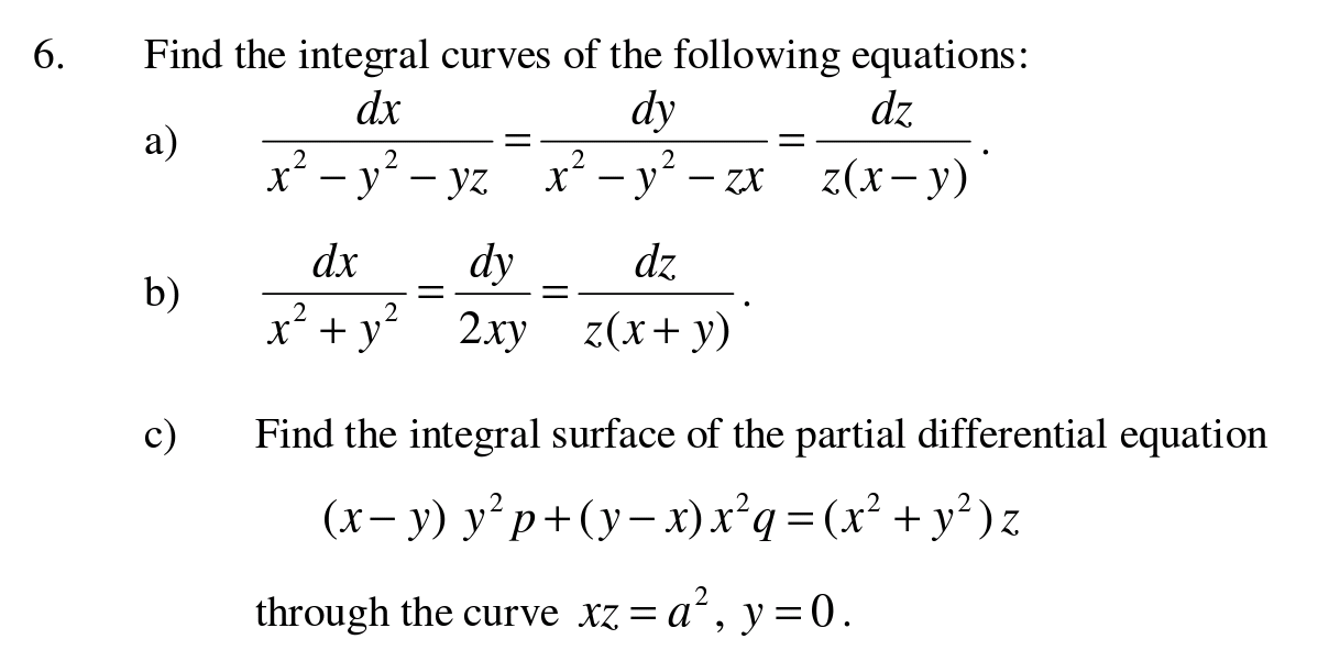 Please solve with proper explanation. 6. Find the