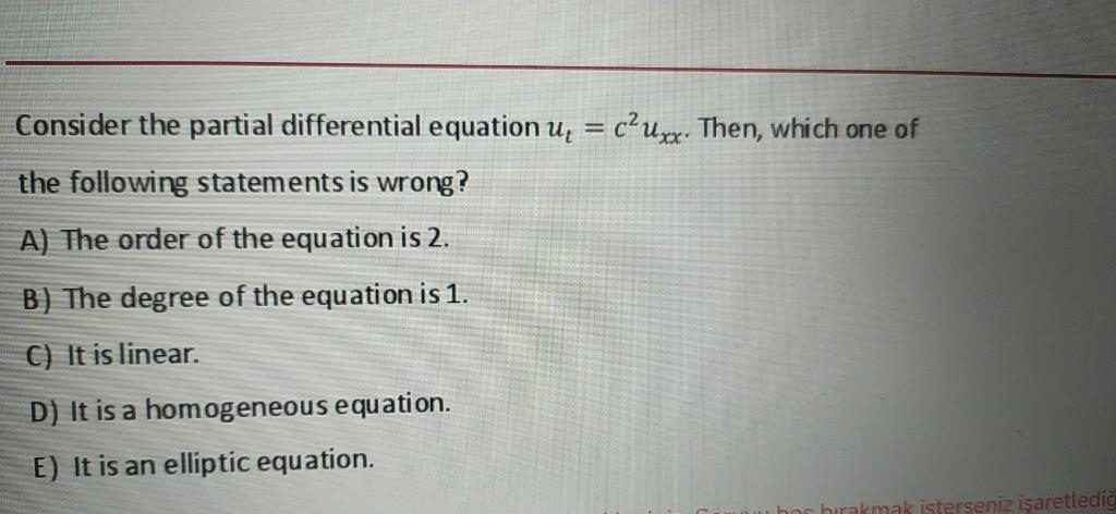 Plzz solve.. Consider the partial differential