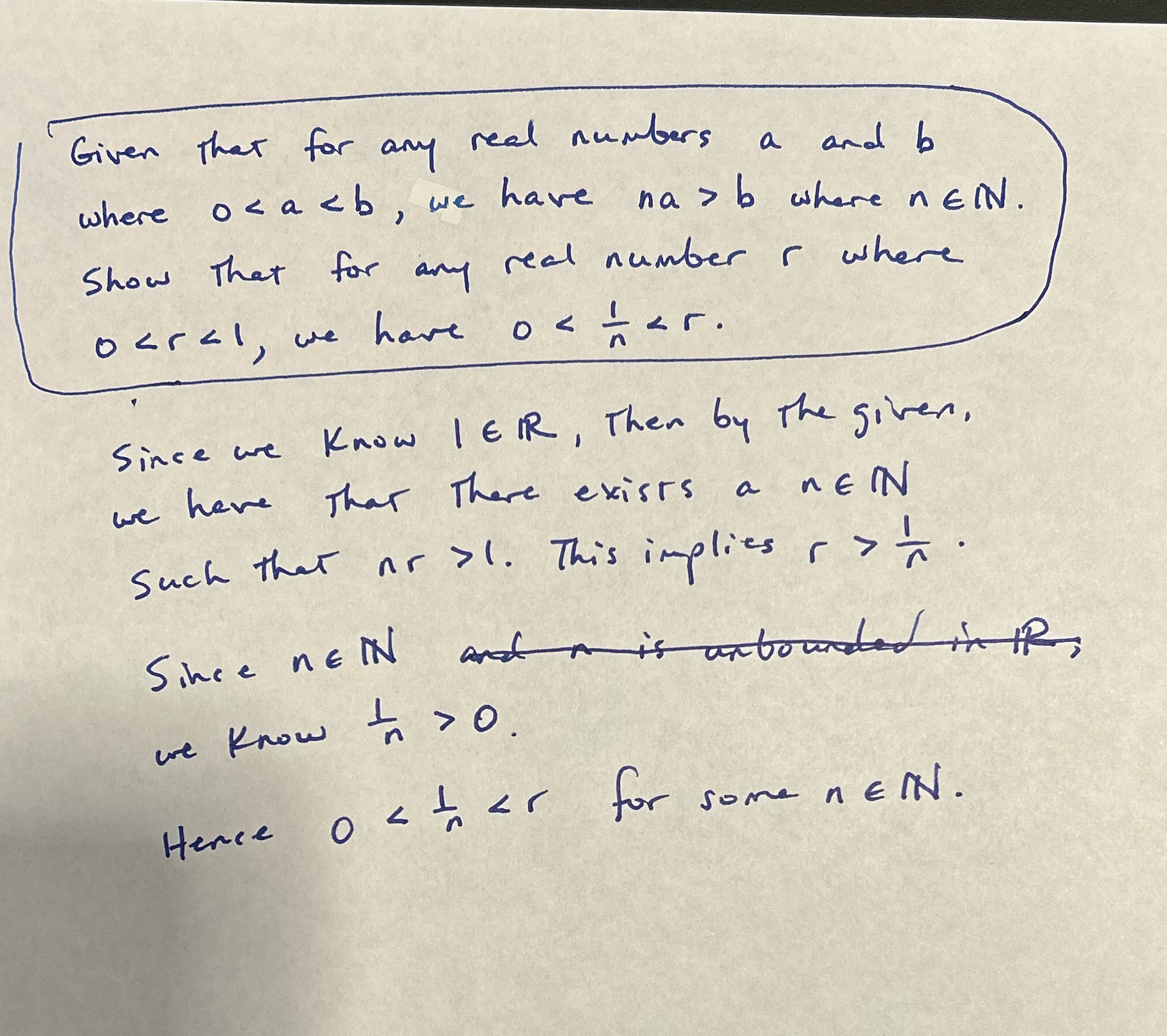 Could someone please check my work? Given That