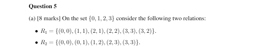 Why both R1 and R2 are Anti-Symmetric? Question 5
