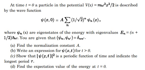 One- dimensional motions; Consider a particle of