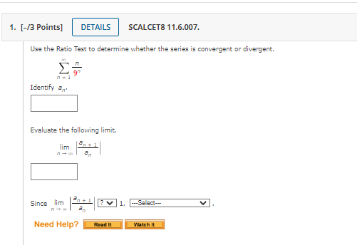I need help with these questions 4. [-/2 Points]