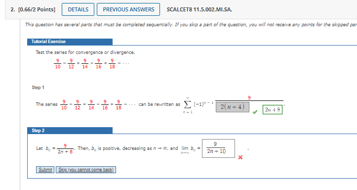 I need help with these questions 4. [-/2 Points]