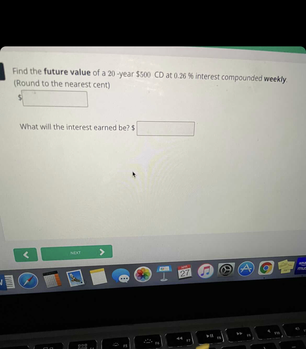 I need the answer for this question Find the