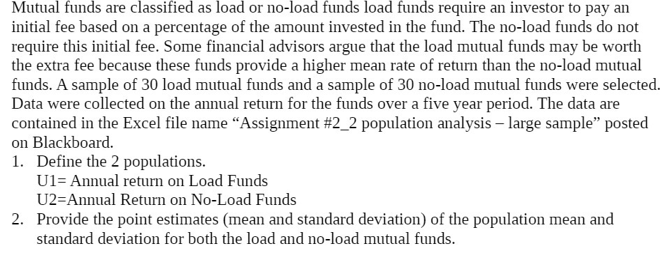 Mutual funds are classified as load or noload