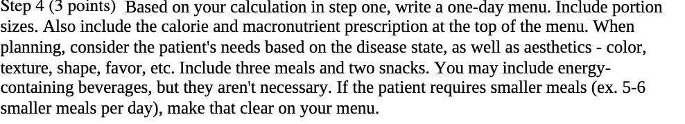 Step 4 (3 points) Based on your calculation in