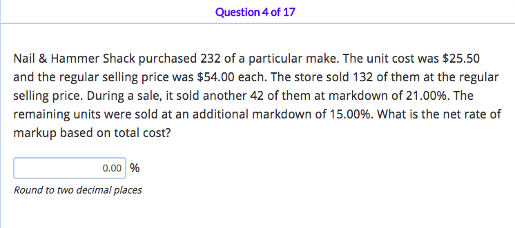 Question 2 of 17 phones from a distributor with