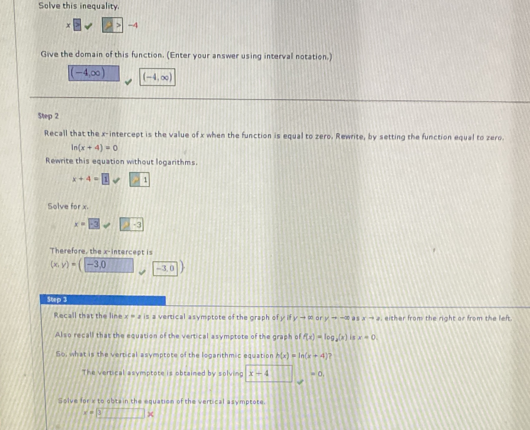 Answer last question, one by X by it. (Wrong