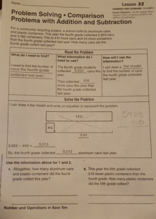 help with everyone pls Name Lesson 22 COMMON CORE