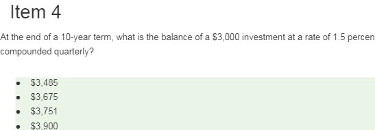 Item 4 At the end of a 10-year term, what is the