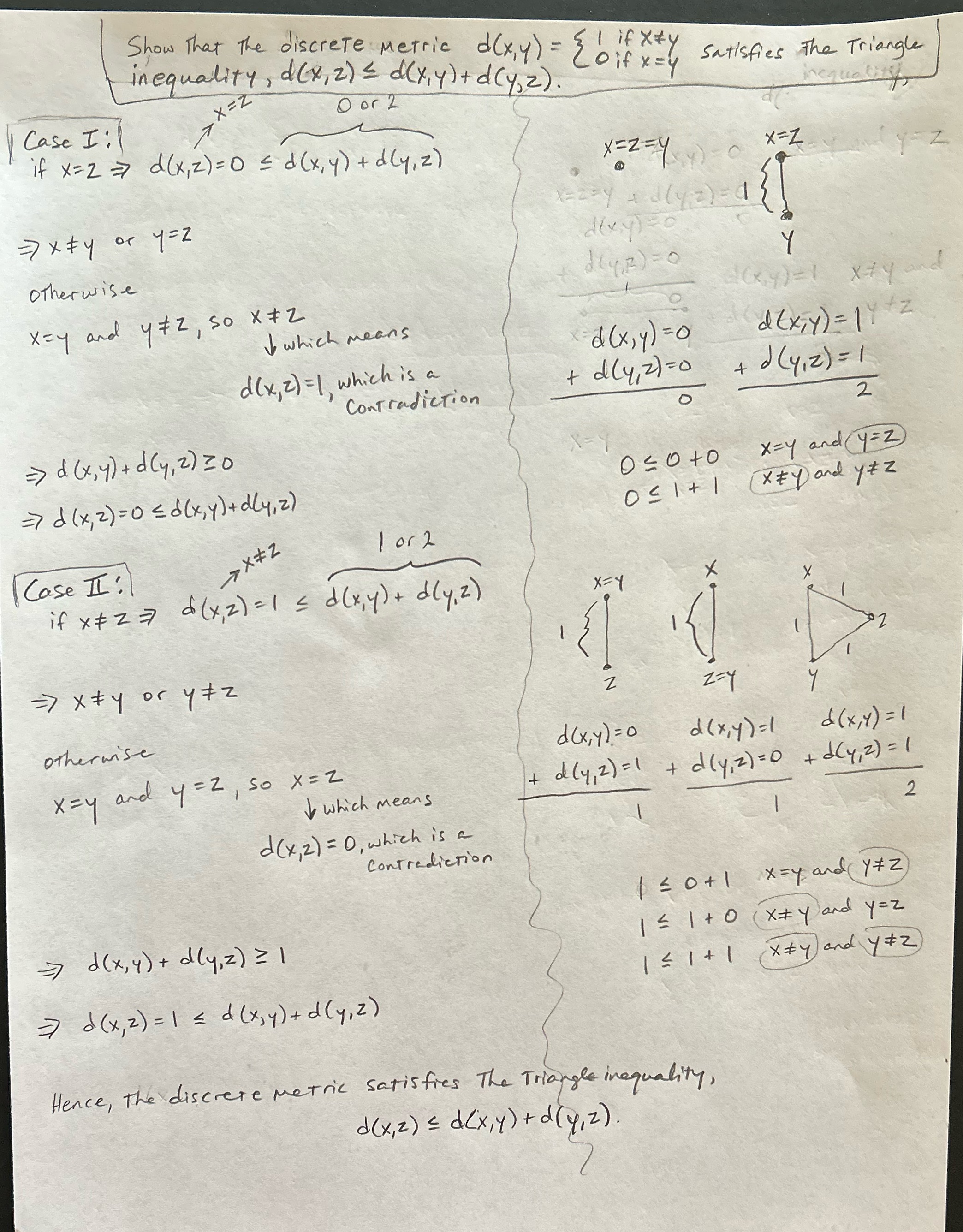 Could someone please check my work? Show That The