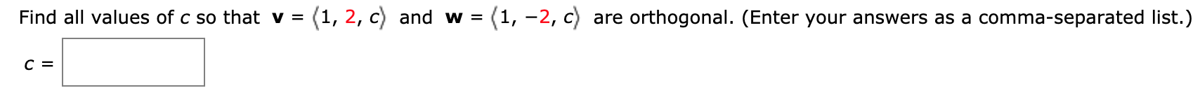 Solve problem, thank you. Find all values of c so