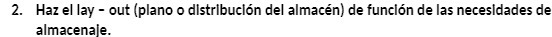 2. Haz el lay - out (plano o distribucion del