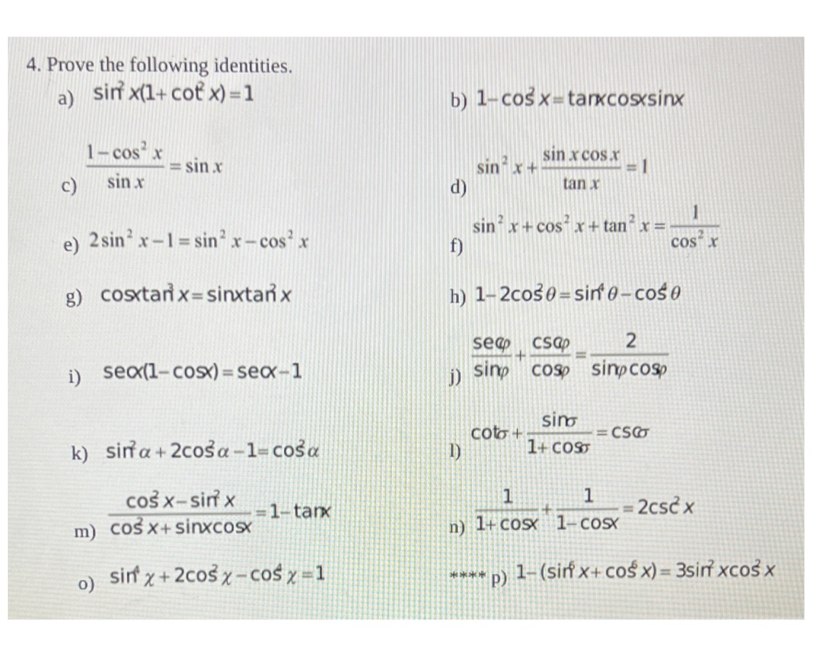 please assist me with all of question 4 thank you