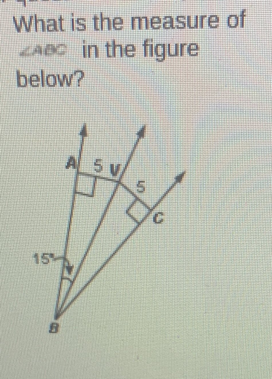 What is the measure of Lane, in the figure below?