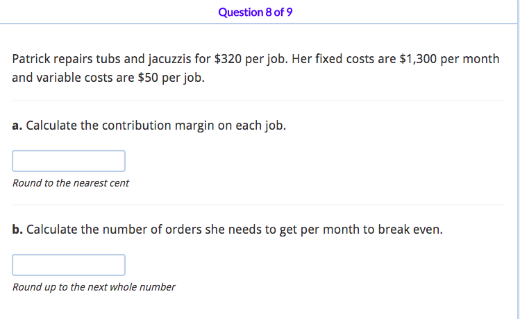 i need help with these questions its based on CVP