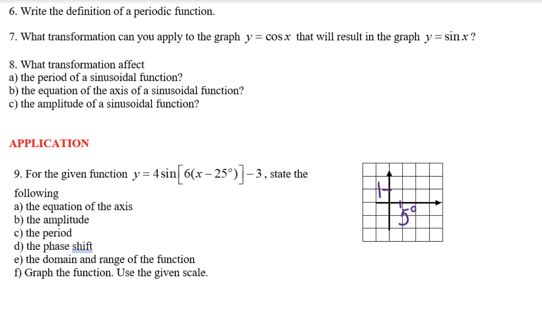 HELP ME TO SOLVE 6. Write the definition of a