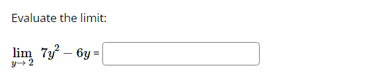 Evaluate the limit: lim (8t - 7) = t-+4\fx'+