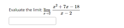 Evaluate the limit: lim (8t - 7) = t-+4\fx'+