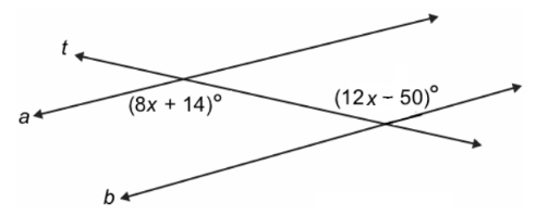 1) What equation represents a line that is