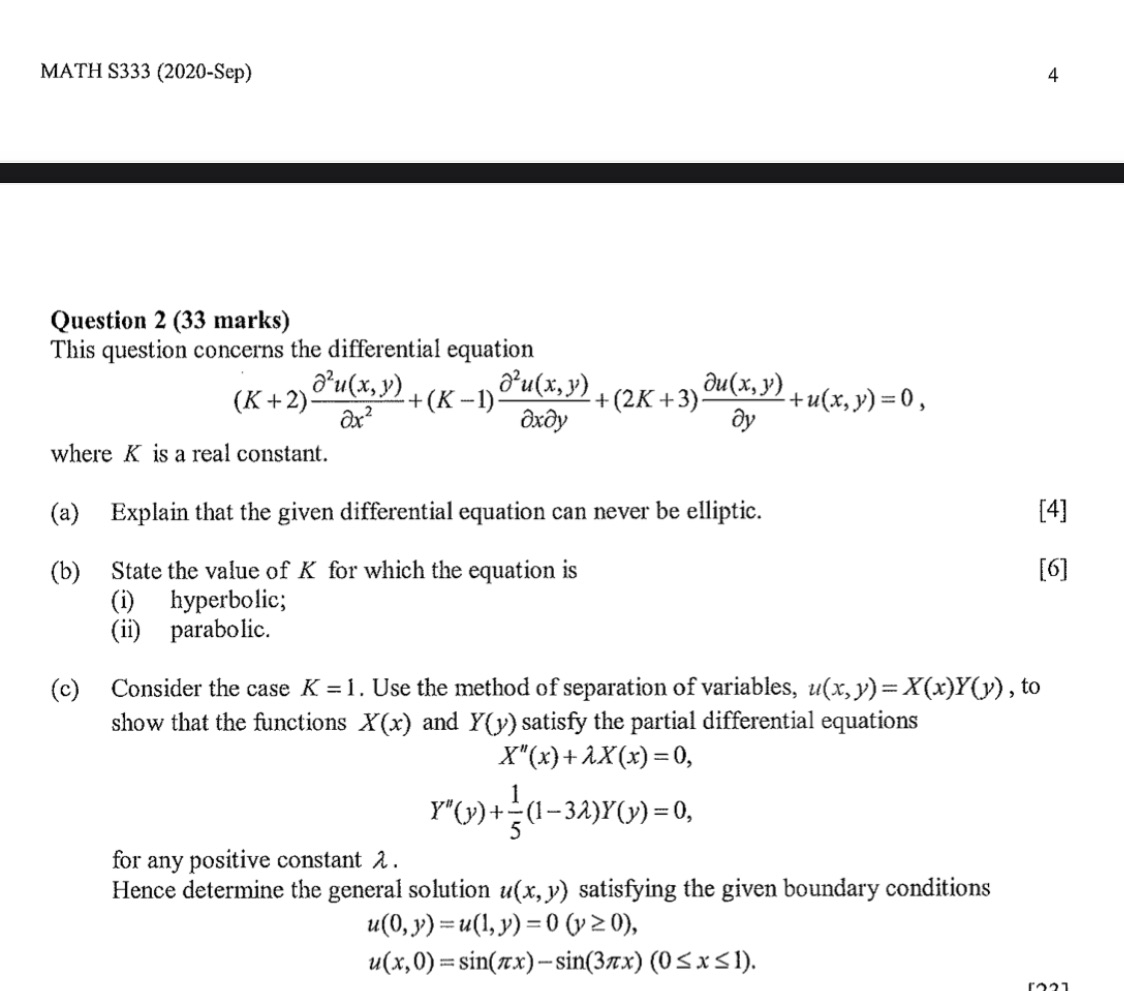 It is about advanced mathematical methods MATH