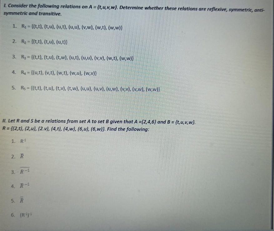 NO NEED EXPLANATION JUST ANSWER ONLY TY. The