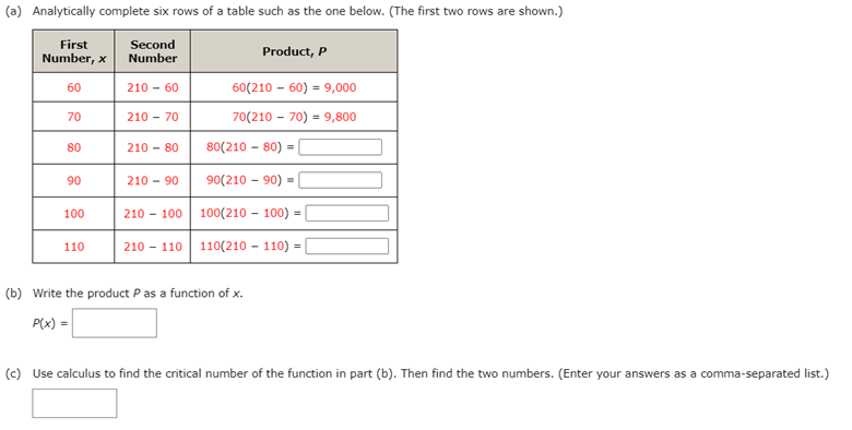 (1) Find the differential dy of the given