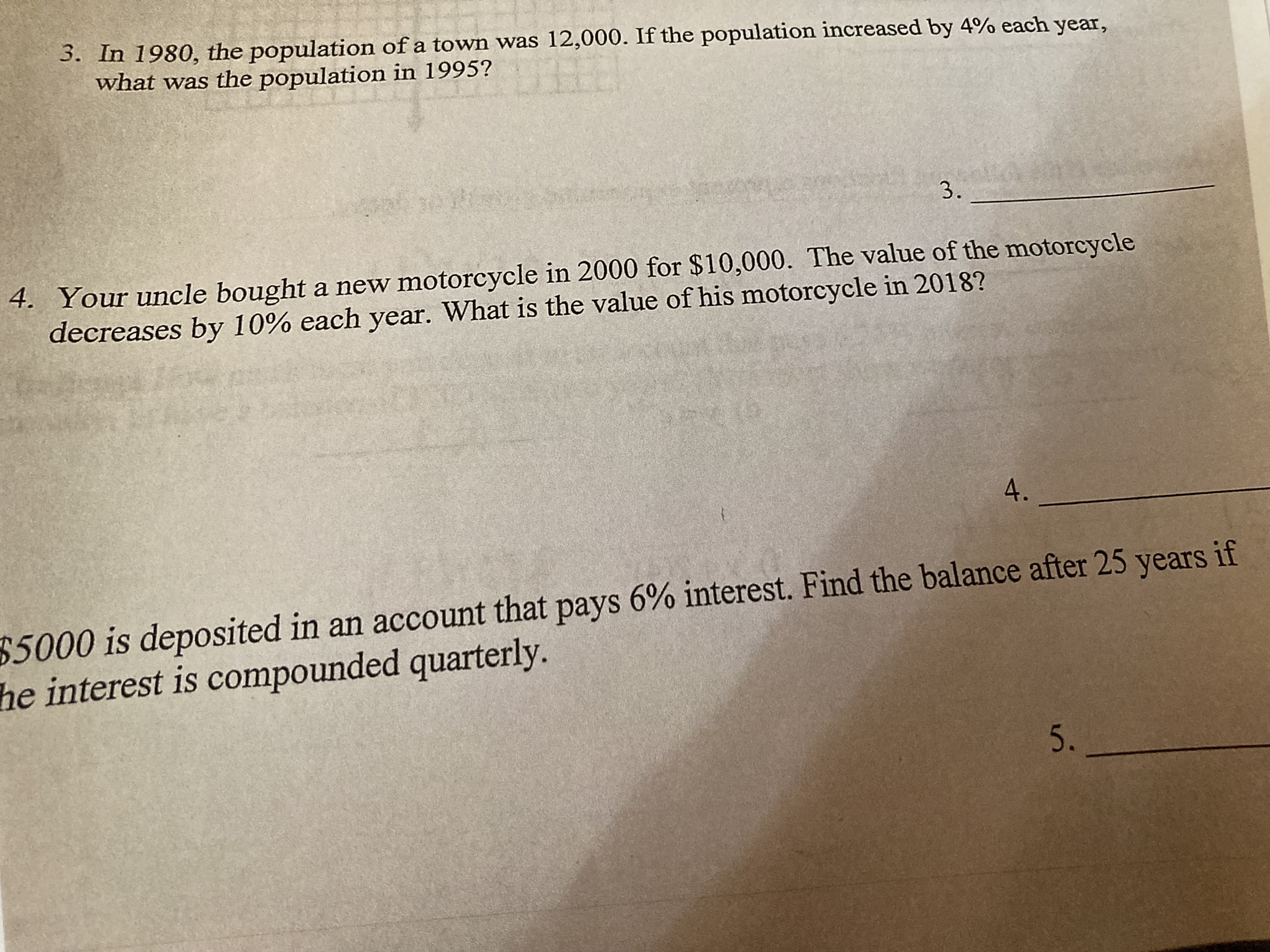 Need a turor to explain these problems,