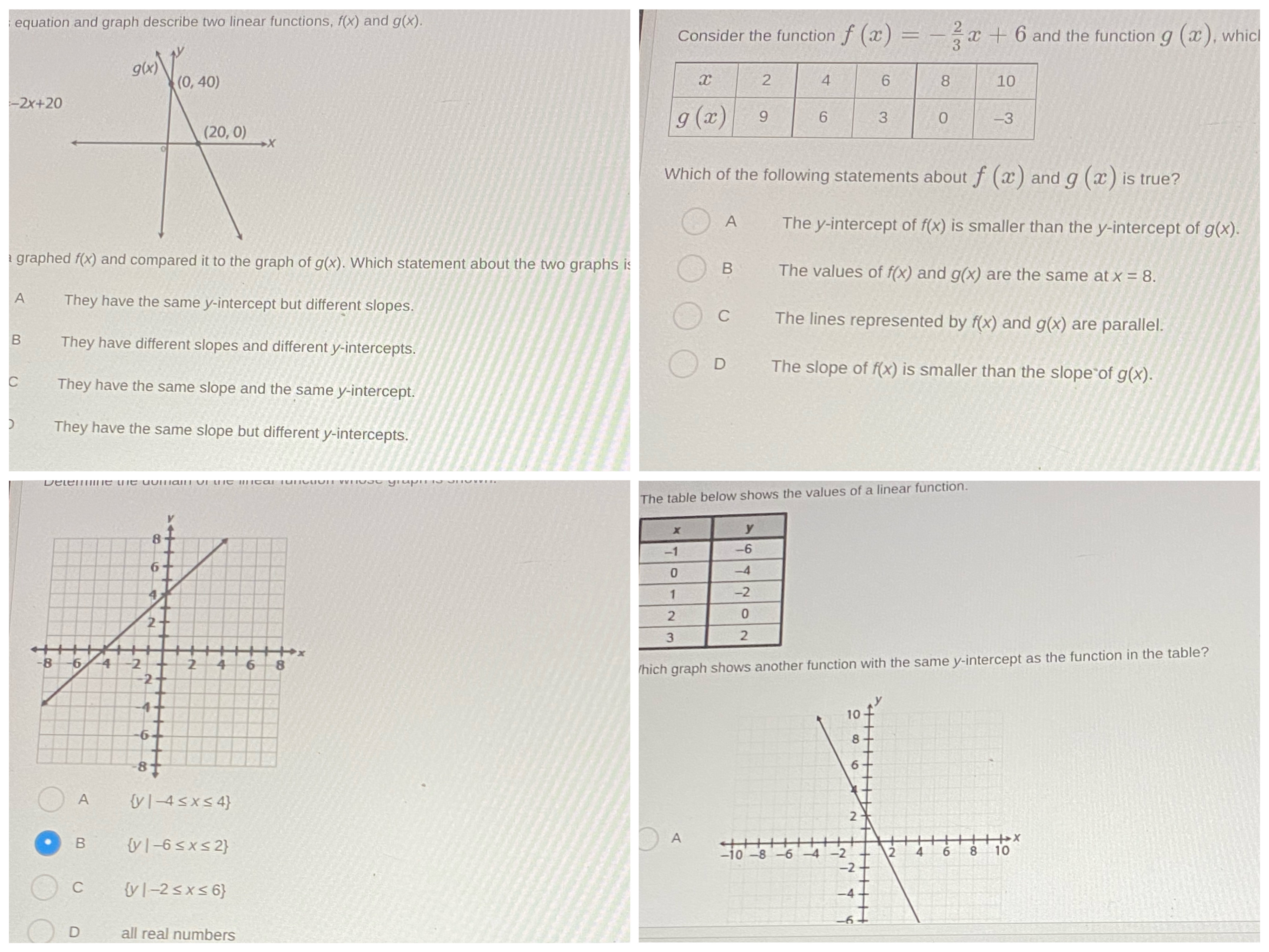For third question it's determine the domain of